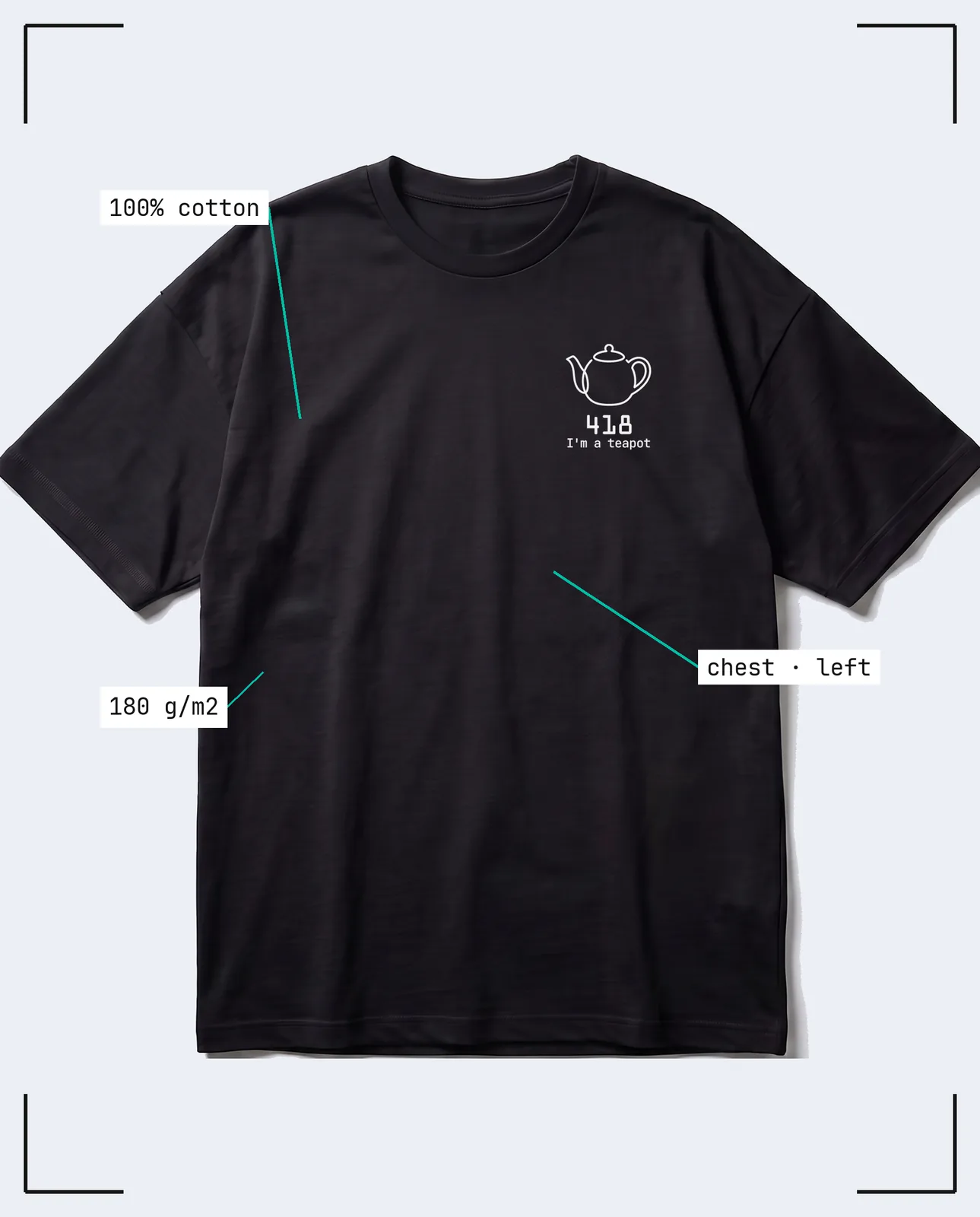 418 I'm a teapot, Black — view 3