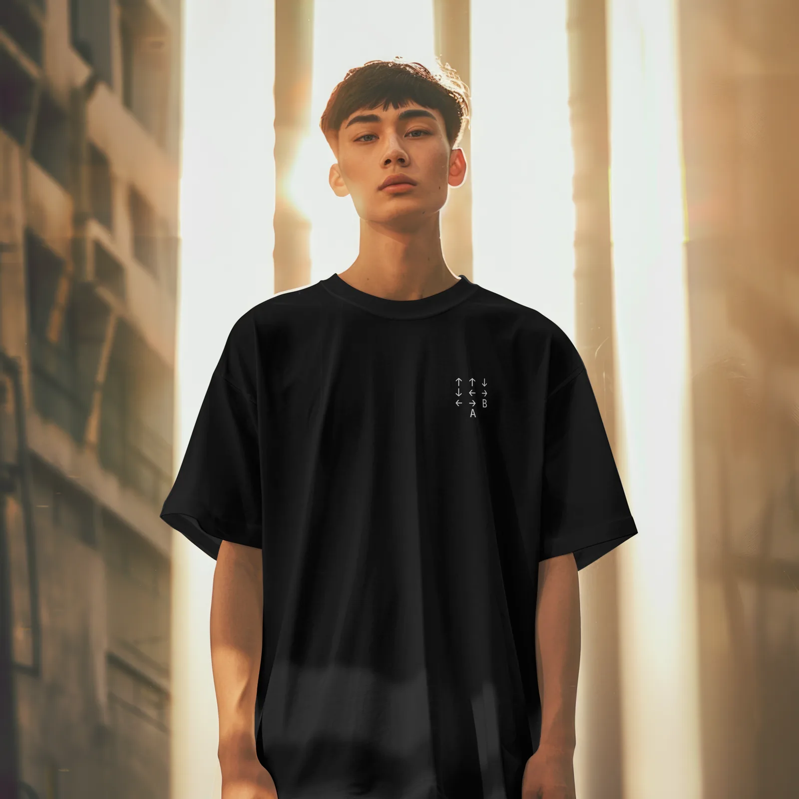 Konami code — Oversize Edition — Binary & Thread piece