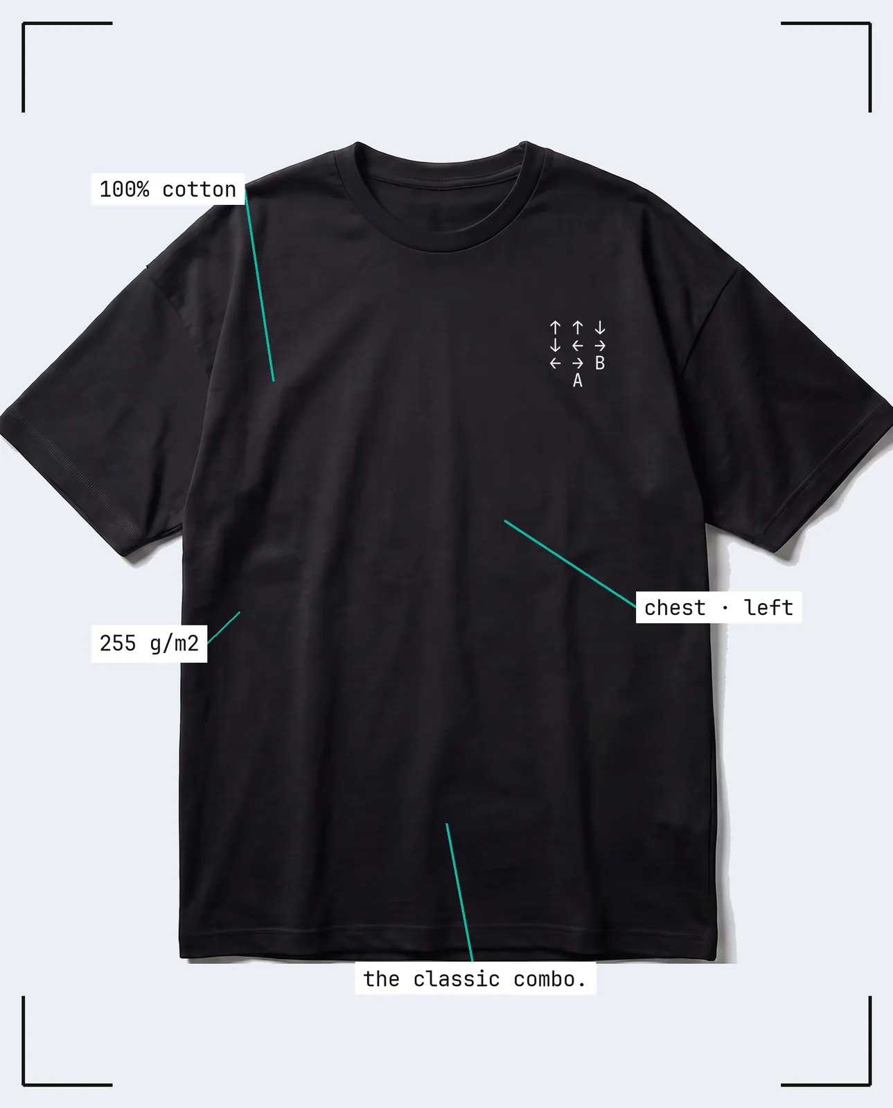 Konami code — Oversize Edition, Black — view 4