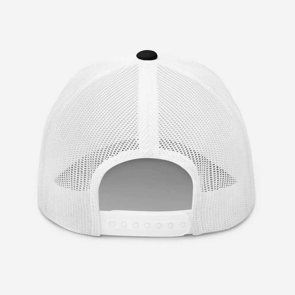 Motif 404 · Cap, Black with white mesh — view 3