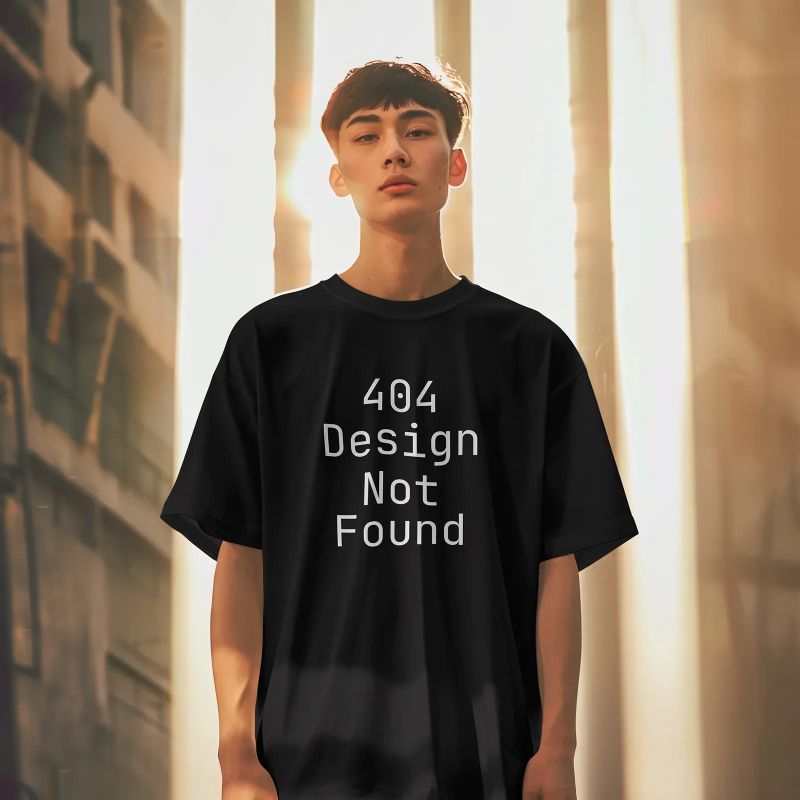 Motif 404 — Oversize Edition — Binary & Thread piece