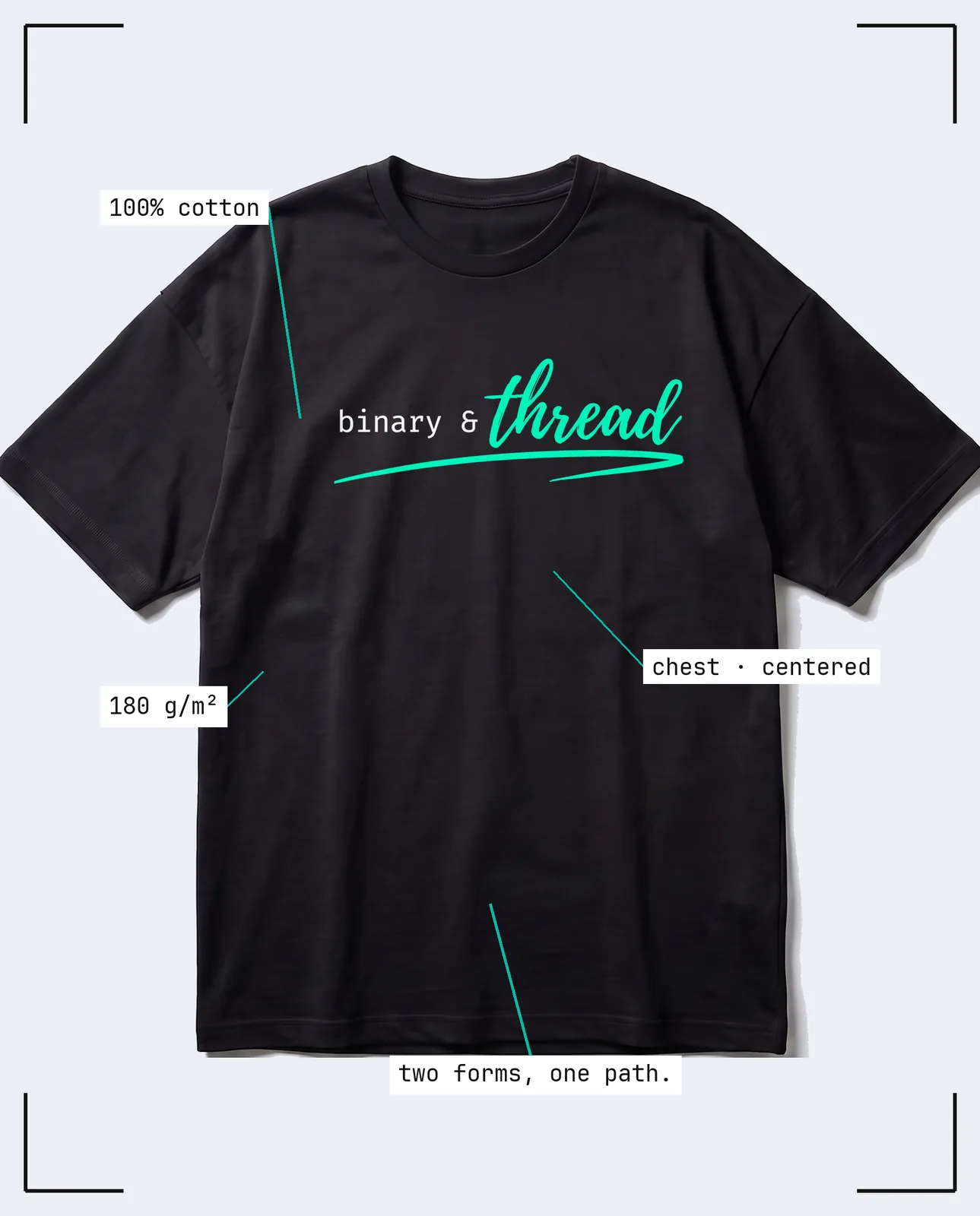 One thread, Regular, Black — view 5