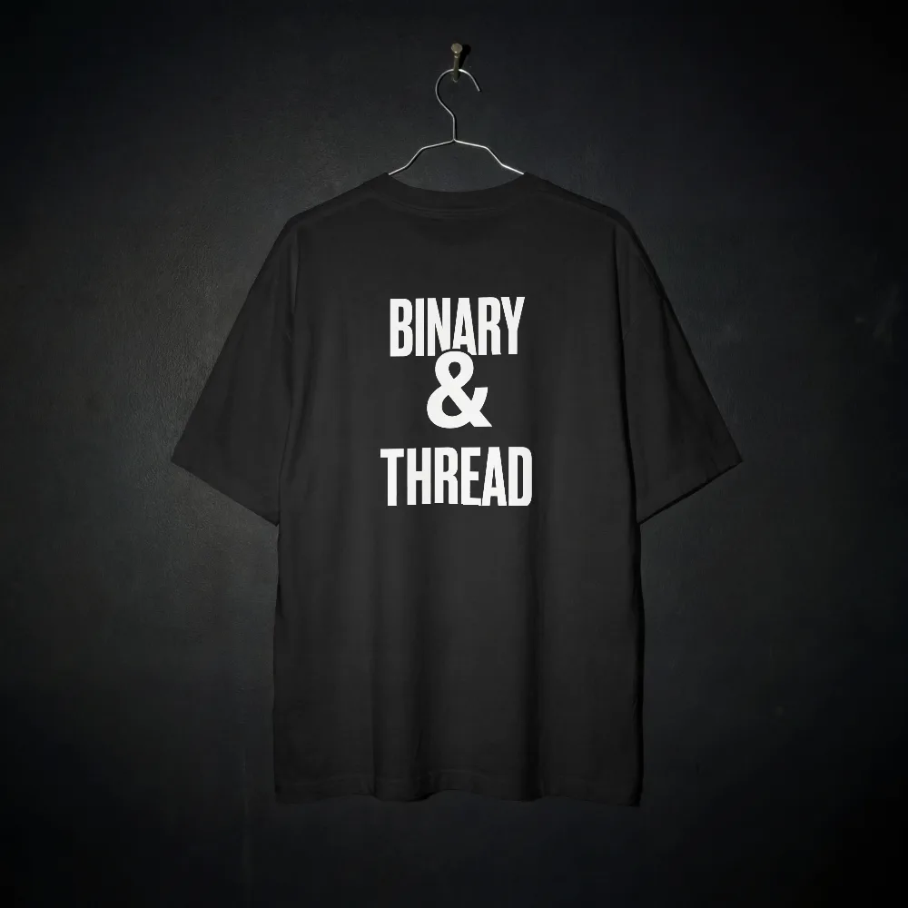 Stacked — Binary & Thread piece
