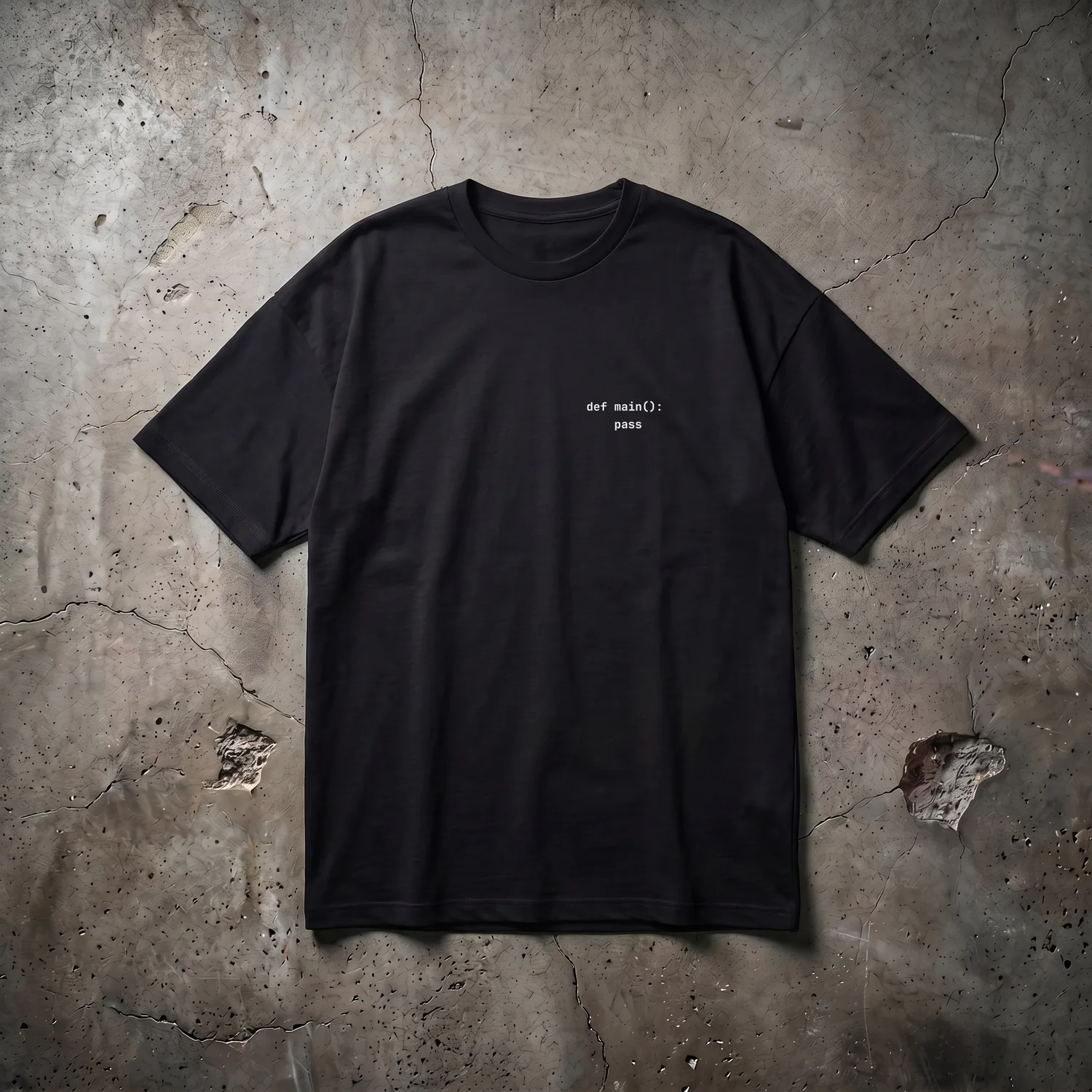 The code block — Oversize Edition, Black — view 2
