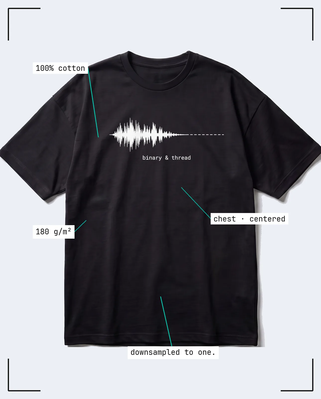 The waveform, Regular, Black — view 5